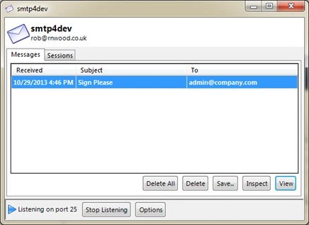 emails generated from SharePoint