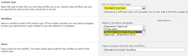 Workflow Settings