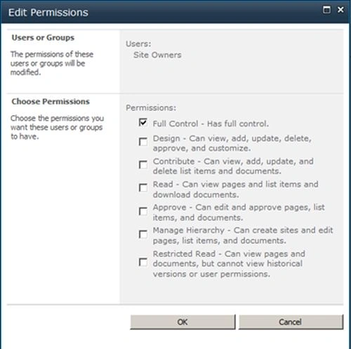 Edit dialog