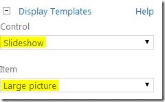 Display Templates