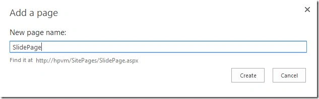 Page Name
