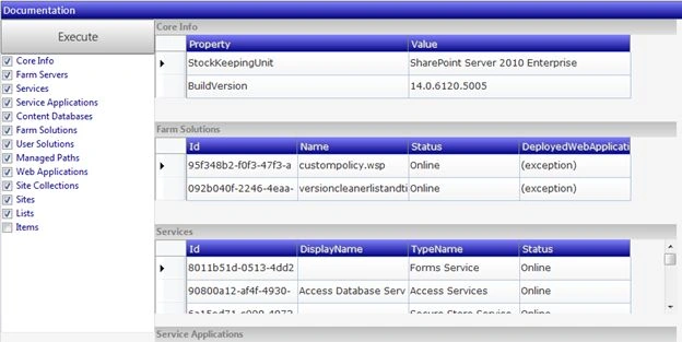 Documentation add-in