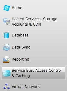 Windows Azure portal