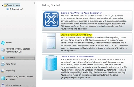 SQL Azure 