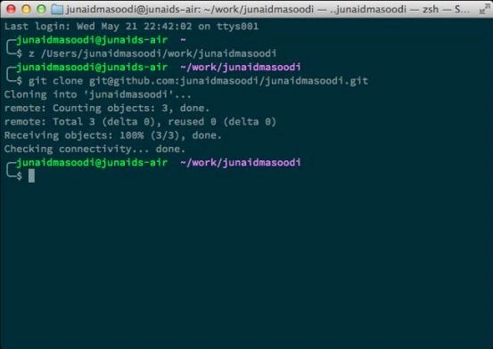 Cloning of Repository