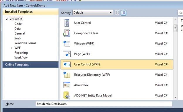 Adding user control