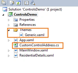  Solution explorer