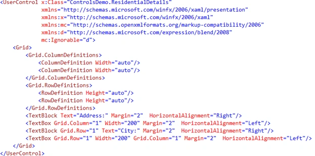 XAML file