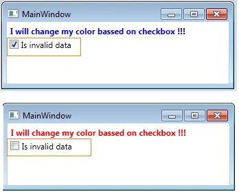 color change