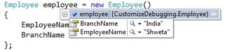 employee object
