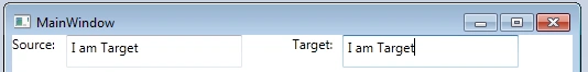 user types in Target TextBox