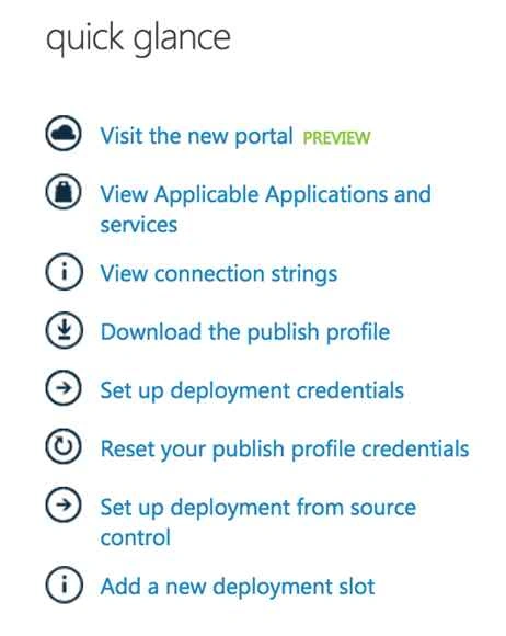 click on Add a New Deployment Slot