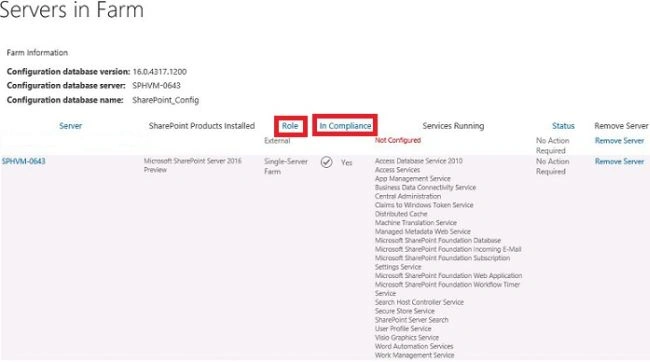 Manage Servers in this farm