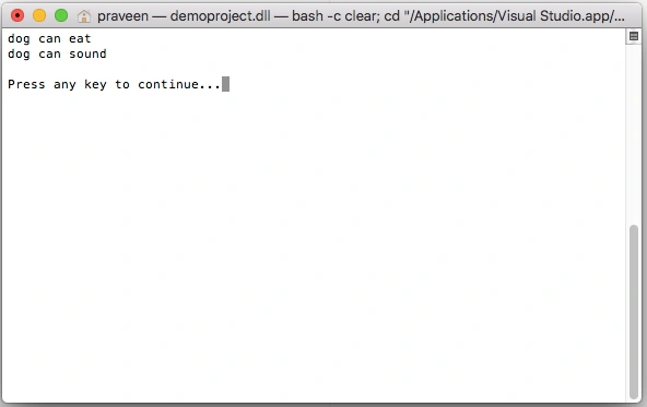 Abstract Base Class in C#