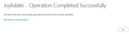 Notification screen