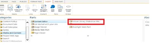 Picture Library Slideshow Web part
