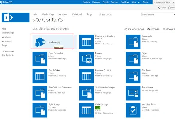 Site Contents