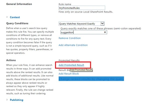 Query rules