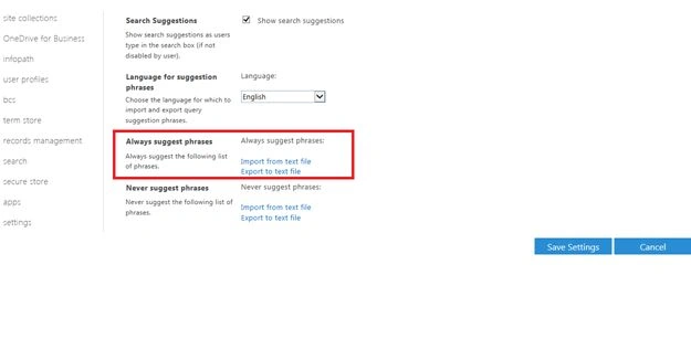 Search suggestion