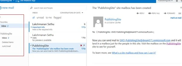 personal inbox