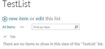 List