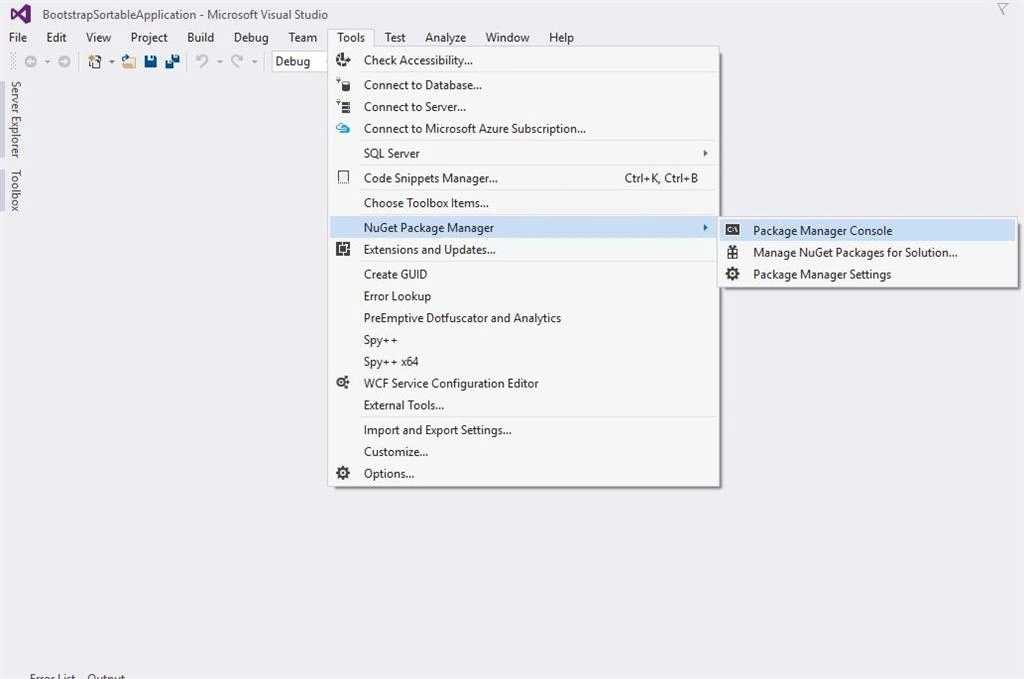 Nuget Package Manager