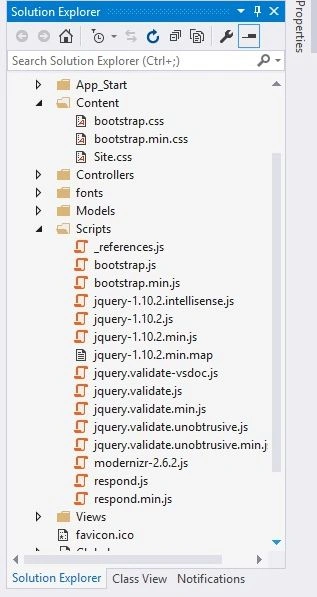 Solution Explorer