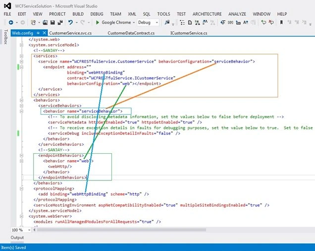 web config file