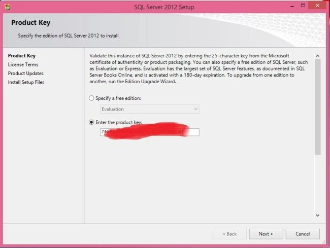 Product key 