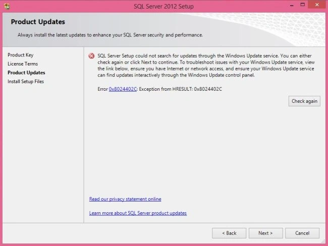 Product updates