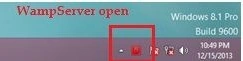 Wamp server open