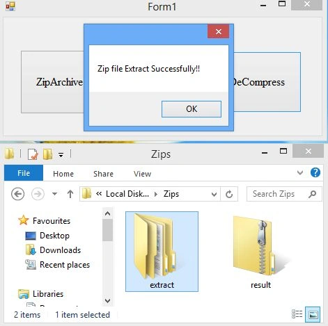 Zip File Extract