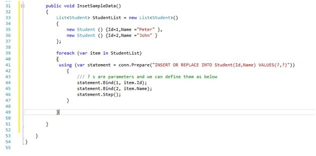 DataOperation class