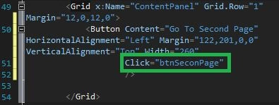 xaml code
