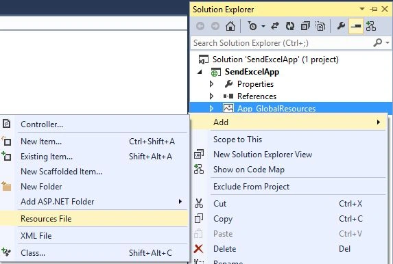 Adding resource File