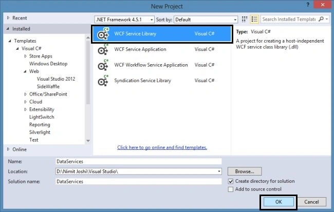 Creating WCF Service Library