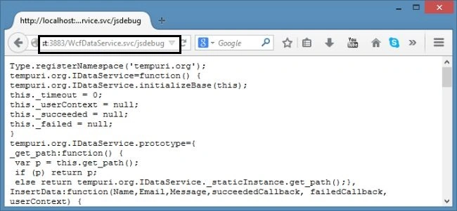 Running Js file on brosser