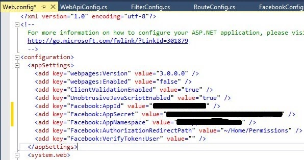 Web Config Settings