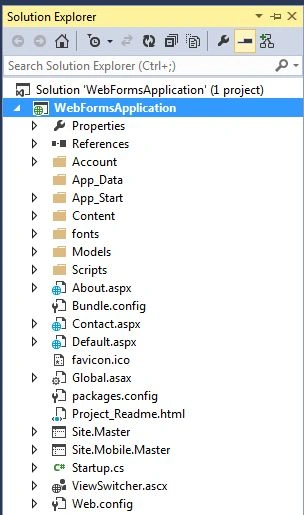 Solution Explorer