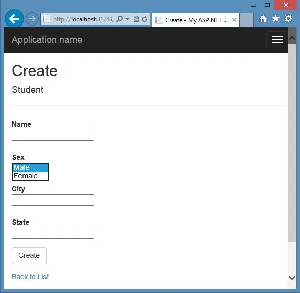 Enum Support in View of MVC 5