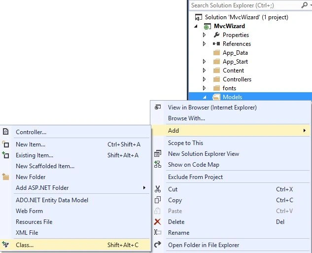 Adding Class in Model
