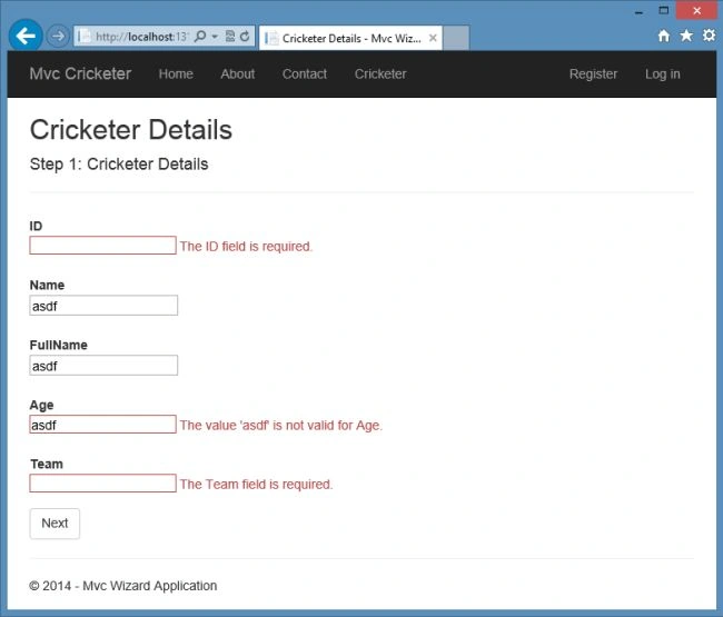 Data Annotation in MVC