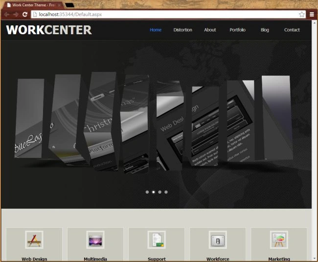 Website Home Page