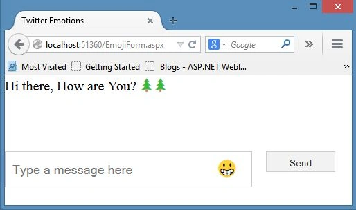 Start with Twitter Emoji