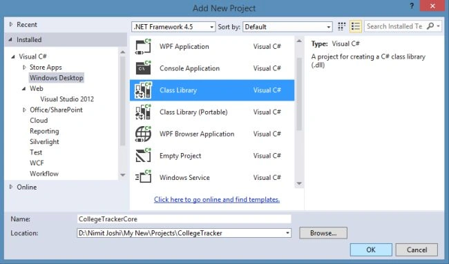 Creating Class Library