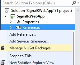 Manage NuGet Package
