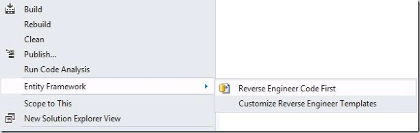 Generating Code First