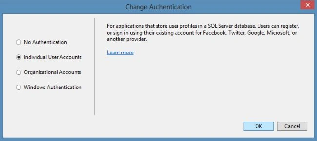 Authentication mode
