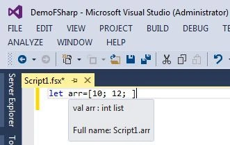 F# ToolTip