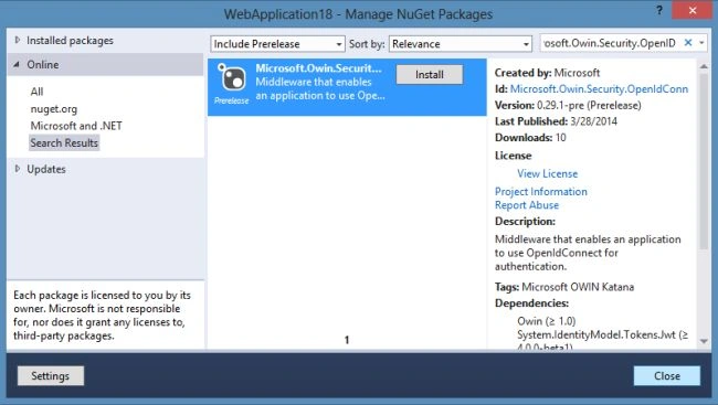 OpenID Connect in Owin Security